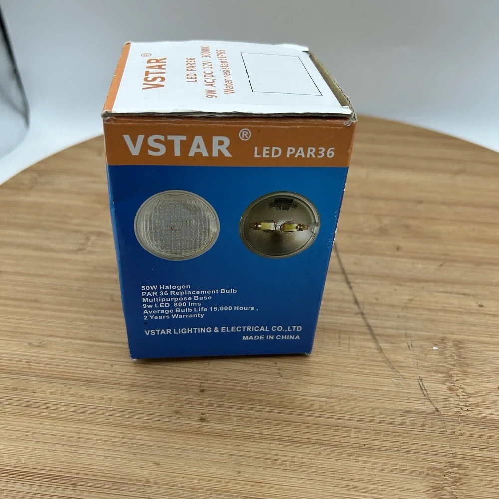 Led Par36 9W (Eq To‎ 50W Halogen) 12V Ac/dc Lamp Landscape Waterproof (Cool